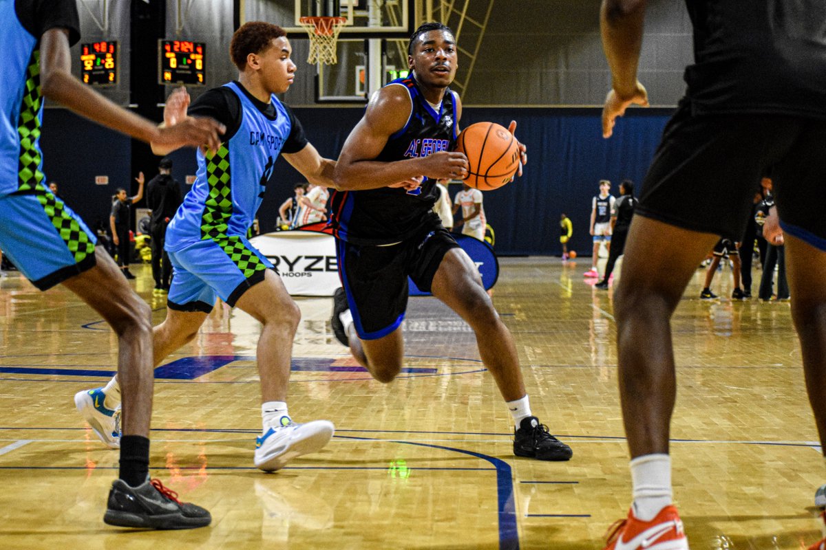 AC Georgia 2026 guard Brandon Nelson has been one of the most productive dudes in the field here this weekend. He's averaging 20 points per game and has been physically imposing getting to the rim and finishing all weekend.