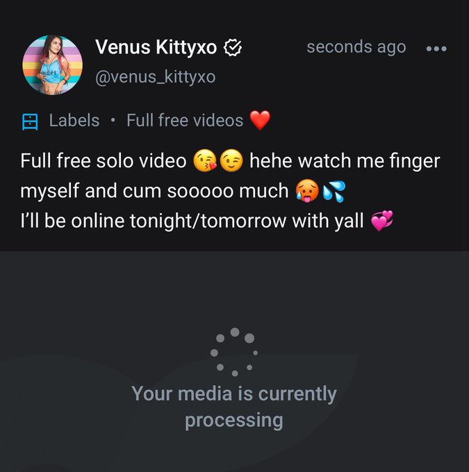 Watch ❤️𝔙𝔢𝔫𝔲𝔰𝔎𝔦𝔱𝔱𝔶𝔛𝔒🖤's leaked NSFW photo on TwXstars