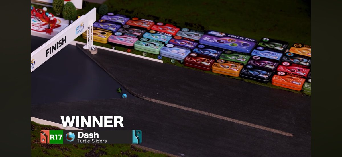 TurtleSliders's tweet photo. Congratulations & Condolences to the winners and losers of #MarbleSurvivalS2
Race 15
@JMRWispy
@TaroccoRanger
Race 16
@JMR_Diamond
@RealSpeedyJMR
Race 17
@DASH_jmr
@RadianceJmr
#ShellShocked #TurtlePower @Jellesmarbles https://t.co/rhRw4OAh2E