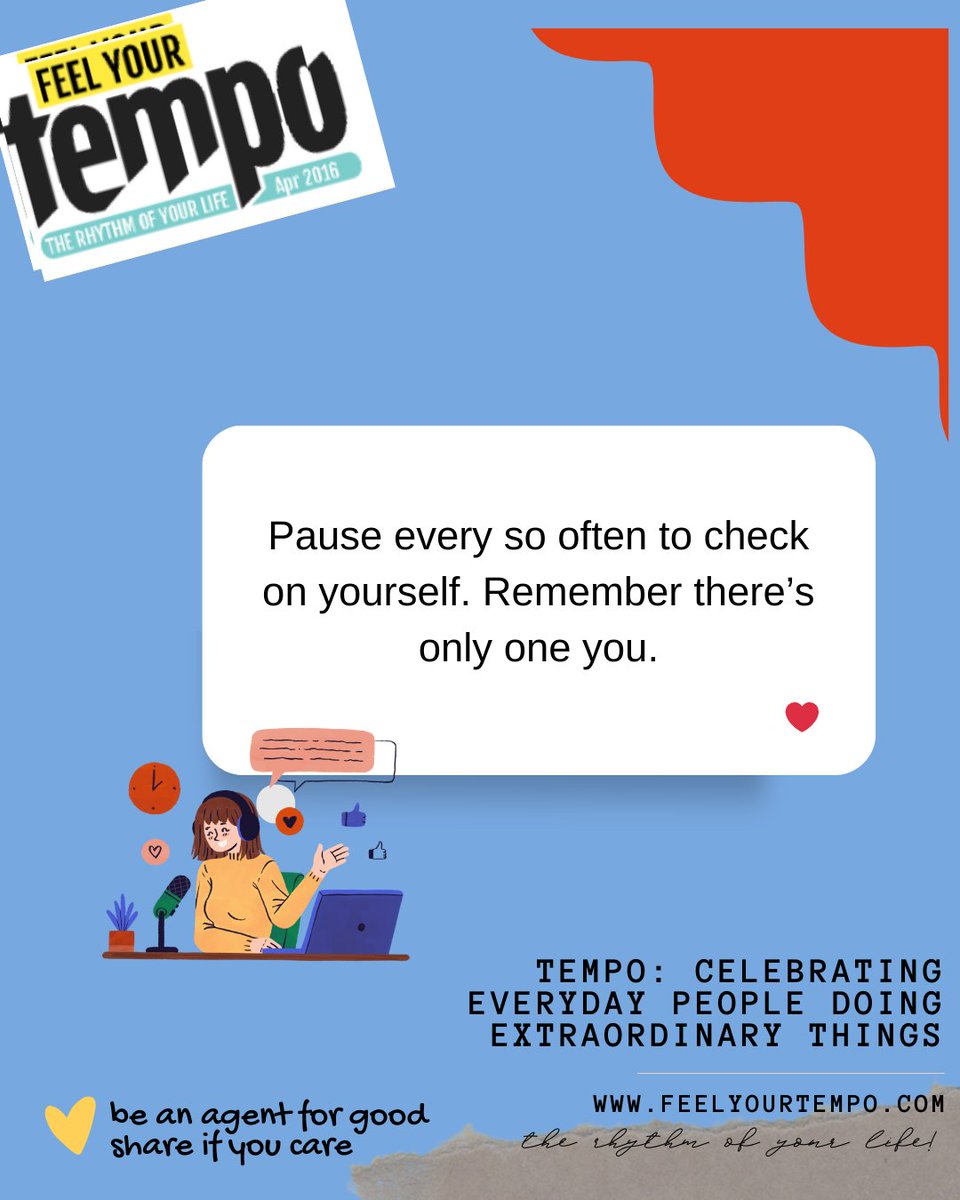 Tempoplanet's tweet photo. Be the best version of yourself.
Ride your rhythm, feel your tempo.

#community #compassion #inspiration 
#feelyourtempo https://t.co/38X2WoeXUU