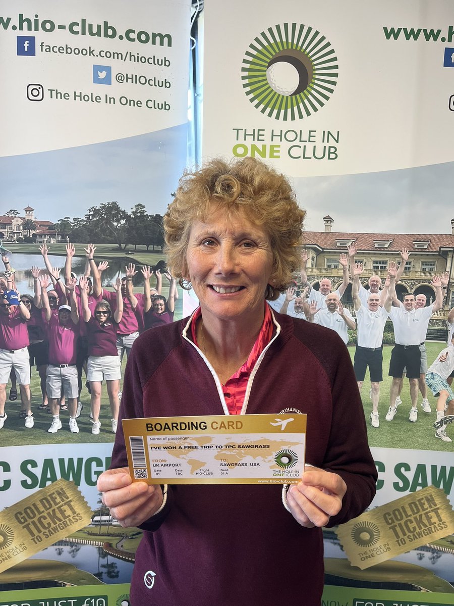 Hole in One Club (@hioclub) on Twitter photo Huge congratulations to Karen Andrews from <a href="/Watertonparkgc/">Waterton Park GC</a> who qualified in 2nd place at the National Hole in One Club Playoff Finals with 38pts to secure the trip of a lifetime to TPC Sawgrass.
Amazing where 1 shot can take you. Huge congratulations to Karen Andrews from <a href="/Watertonparkgc/">Waterton Park GC</a> who qualified in 2nd place at the National Hole in One Club Playoff Finals with 38pts to secure the trip of a lifetime to TPC Sawgrass.
Amazing where 1 shot can take you.