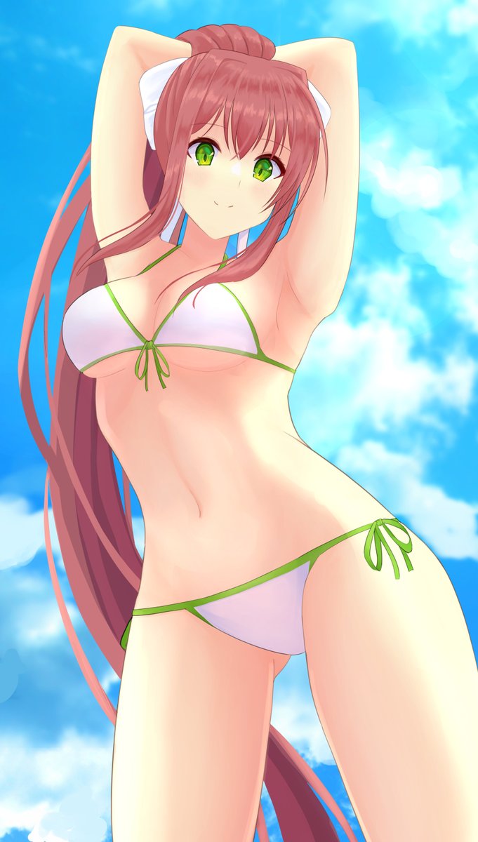 モニカさん     

 #DokiDokiLiteratureClub #DDLC #Monika