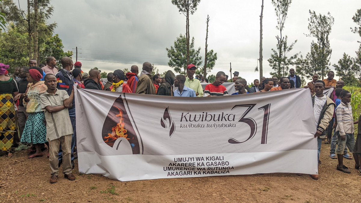 #RutungaSector Umugoroba wo kwibuka ku nshuro ya 31 Genocide yakorewe Abatutsi 1994 mu Murenge wa Rutunga. Twibuke Twiyubaka