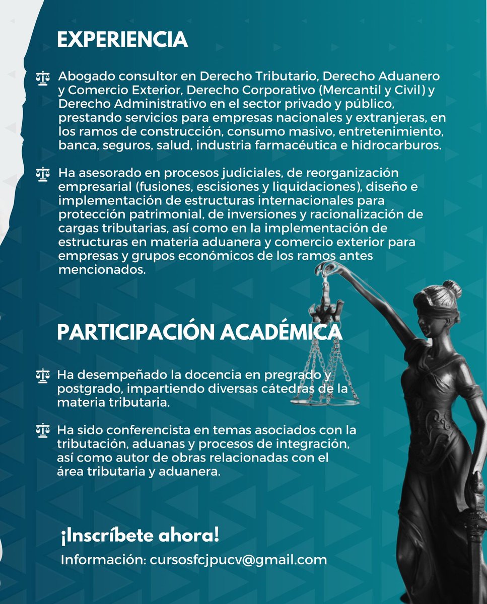fcjpucv (@fcjpucv_ve) on Twitter photo Diplomado en Derecho del Trabajo, Seguridad y Salud Ocupacional: Actualización y Tendencias. Conoce a quienes serán tus profesores. ¡Inscríbete ahora! cursosfcjpucv@gmail.com Diplomado en Derecho del Trabajo, Seguridad y Salud Ocupacional: Actualización y Tendencias. Conoce a quienes serán tus profesores. ¡Inscríbete ahora! cursosfcjpucv@gmail.com