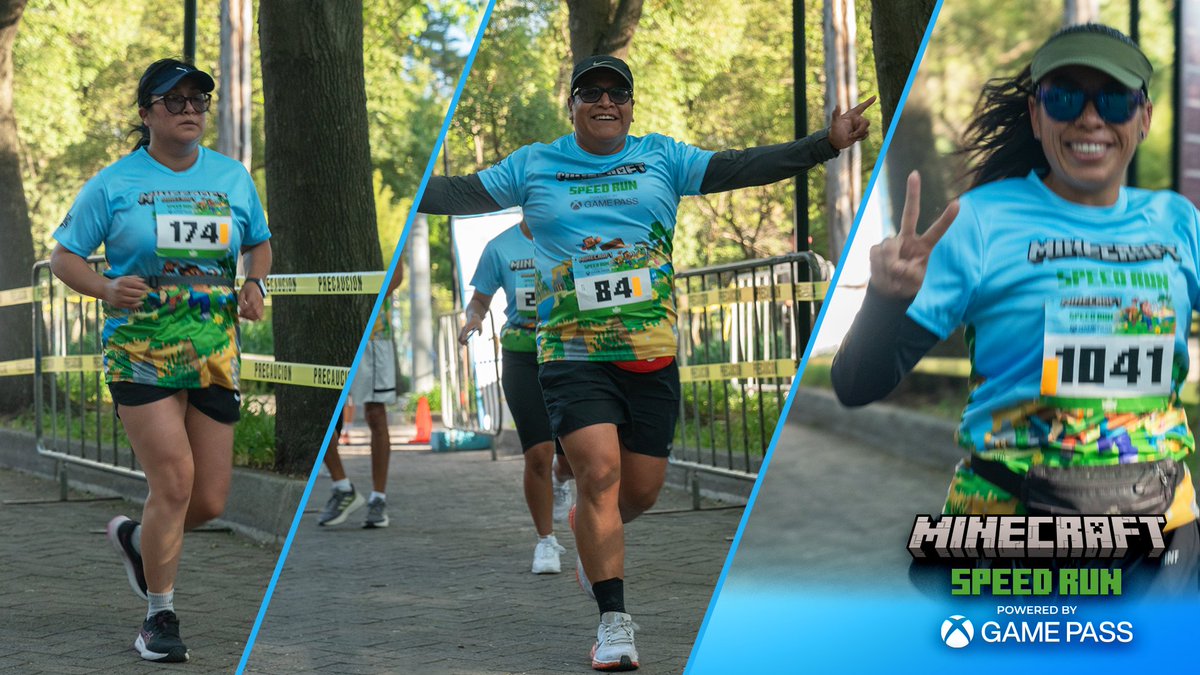 XboxMexico's tweet image. Este es el hilo de personas que craftearon su victoria en #MinecraftRun. 👇🏻