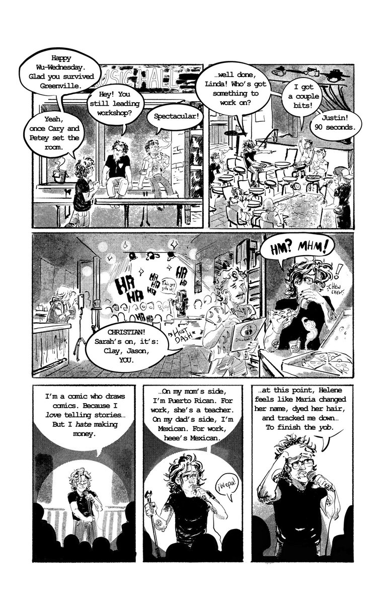 pixelateforwork's tweet photo. Second half of the Helene/Asheville comic. Miss my stand-up community. (2/2) https://t.co/gQKMM5wxVv