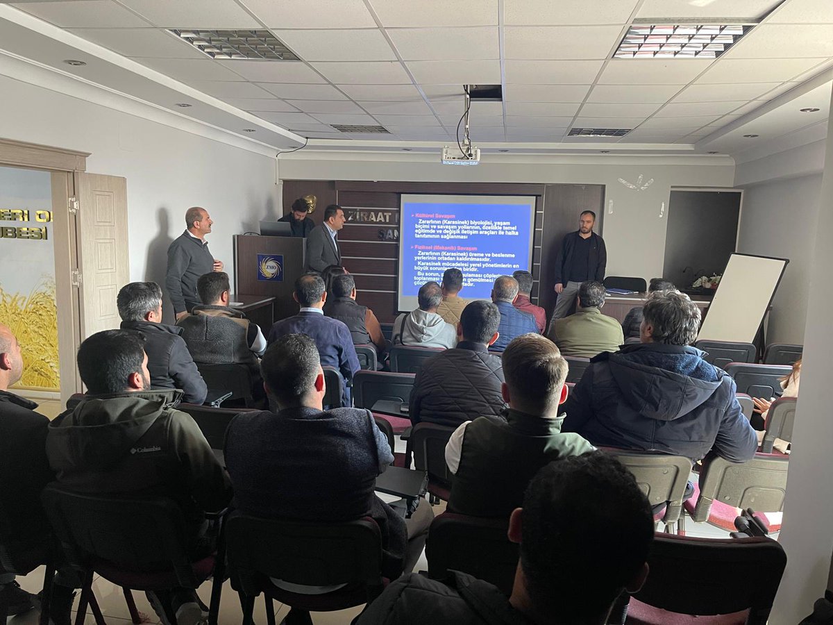 Ziraat Mühendisleri Odası Şanlıurfa Şubemizde 11-12-13 Mart tarihlerinde  BİYOSİDAL ÜRÜN UYGULUYACI PERSONEL EĞİTİMİ düzenlendi. Eğitimi veren hocalarımıza ve katılım sağlayan herkese teşekkür ederiz.
Yeni projelerde pek yakında buluşmak dileğiyle