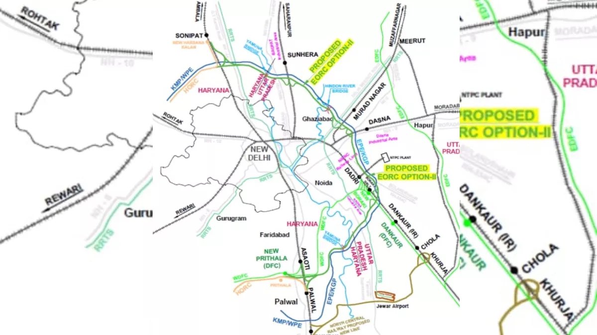 Horc Map Orbital Rail Haryana Rail Infra Development Corp has finalised the ...