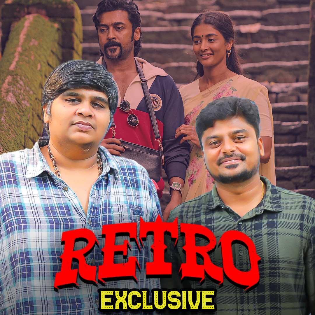 CinemaVikatan's tweet photo. Don’t miss the Exclusive 'Retro'fied Interview with Director Karthik Subbaraj! 🎬

Catch it tomorrow at 12:00 PM only on Cinema Vikatan YouTube channel! 🔥

#RetroVikatanExclusive | #Suriya | #KarthikSubbaraj | #CinemaVikatan | @sudharsangandhy | @karthiksubbaraj https://t.co/XAIOCMEXUQ