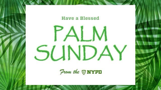 Never let negativity empower your positive thoughts — to all those observing, we wish you a peaceful Palm Sunday.