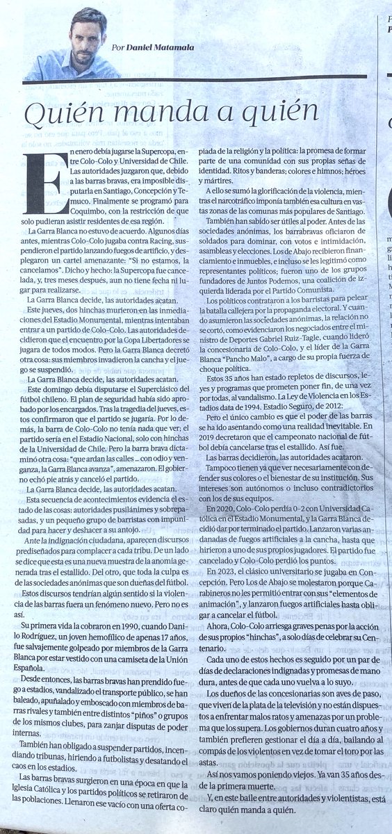 DMatamala's tweet photo. ¿Quién manda a quién? https://t.co/JbgnoGRK63