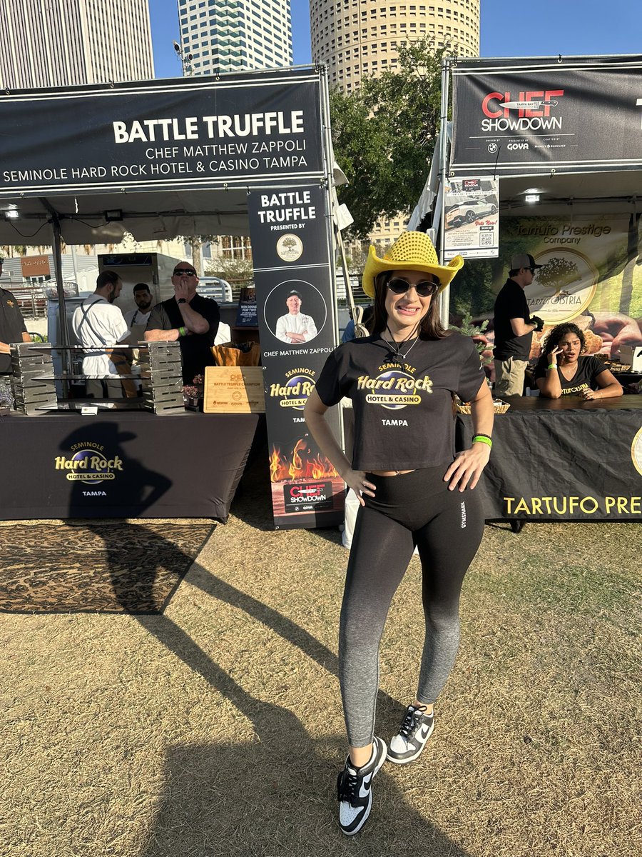 Tampa Bay Wine and Food Festival!! Such a great event and The Hard Rock team won battle truffle…3rd year in a row 🤩 can’t wait for next years.