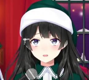 かえみとがびとさんのクリパ配信見てたんだけど偶然一時停止した箇所の表情が初期に近くてにっこりしちゃった 