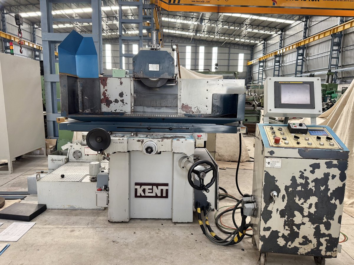 LibertyMetMach's tweet image. CNC Surface Grinder Machine - Kent (Taiwan) KGS-63SD - Magnet Size 300 mm x 600 mm - with FANUC Oi-MD CNC Controller

#surfacegrinder #surfacegrinding #SurfaceGrindingMachine #grinders #grinding #grindingmachine #PrecisionGrinding #cncgrinder #kentgrinder #kentsurface #kenttaiwan