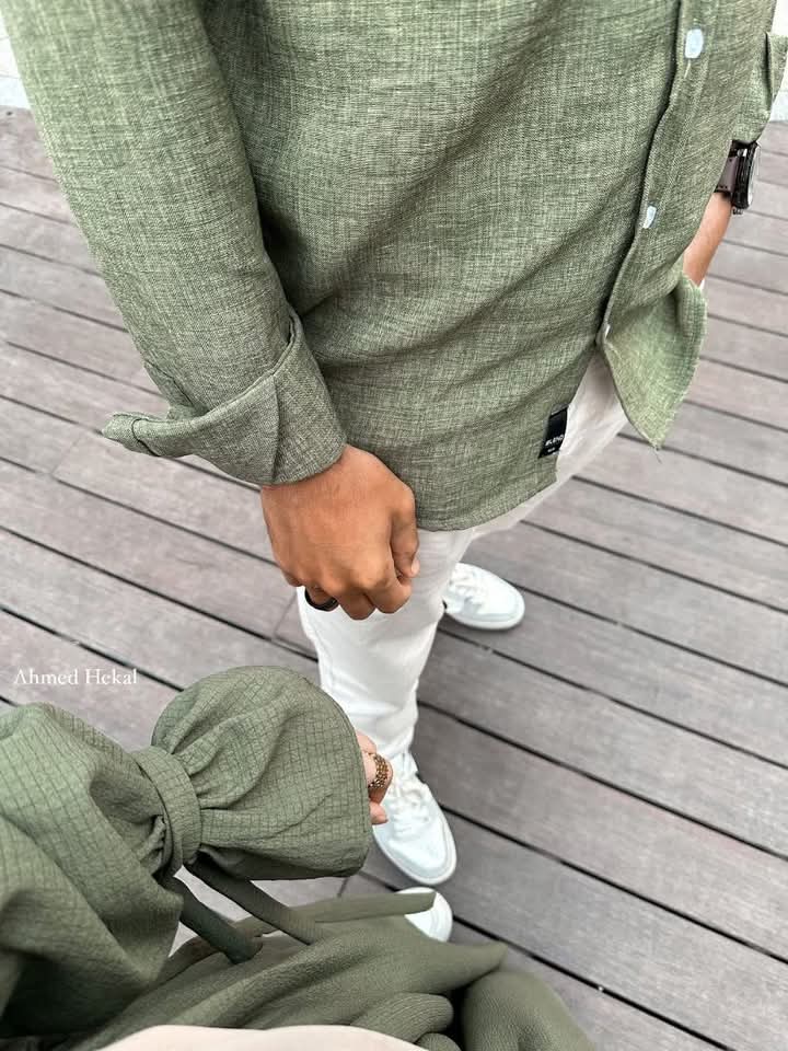 يوماً ما انا وقرة عيني 💚
𝙼𝚊𝚝𝚌𝚑𝚒𝚗𝚐 💚