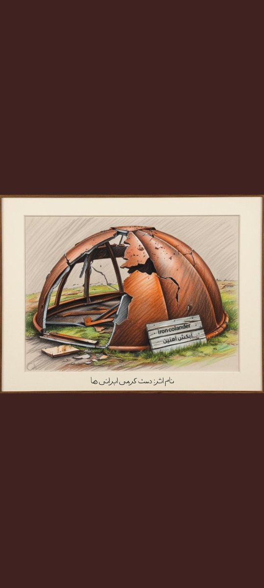 Massommegar's tweet photo. یاد عکس های طنز امیز آبکش آهنین بخیر، فردا سالگرد همون #وعده_صادق، #به_وقت_تنبیه هستش.😅
عجیب ولی واقعی😇 https://t.co/BvdKb12hal