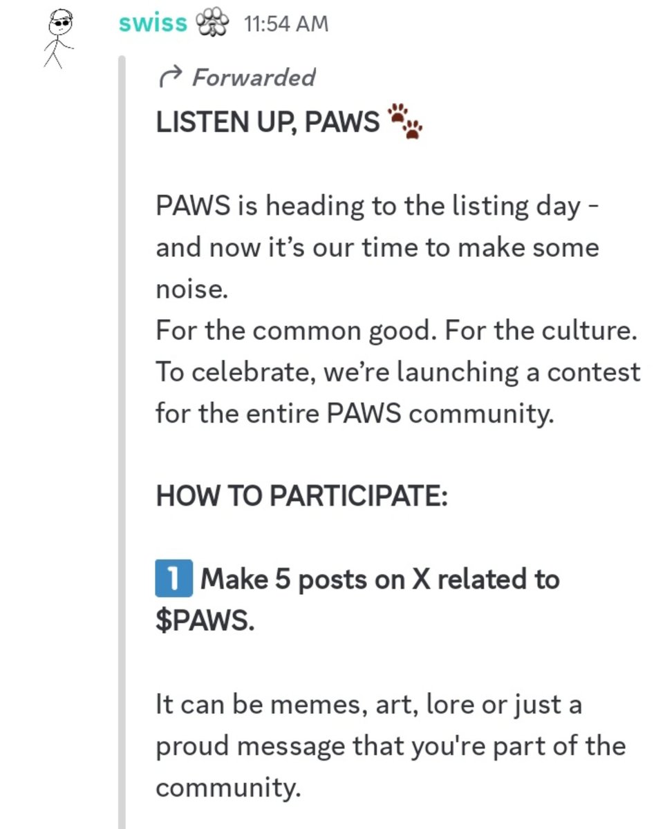 pointofview202's tweet image. 🚨🚨🚨
Update from the $PAWS Discord!
Exciting news! $PAWS is giving out $250 vouchers to random lucky community members.
Don’t miss out—head over to the Discord and check it out!

#PawsToken #CryptoGiveaway #Web3Community #CryptoNews #DiscordAlert #FreeCrypto #BlockchainBuzz