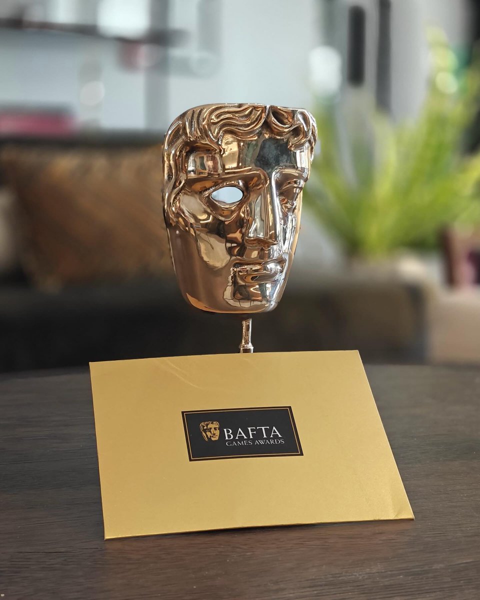 Ninja Theory (@ninjatheory) on Twitter photo Our <a href="/BAFTAGames/">BAFTA Games</a> Award for Technical Achievement proudly displayed in our Cambridge studio. A very happy moment for the team. Thank you everyone for your support! Our <a href="/BAFTAGames/">BAFTA Games</a> Award for Technical Achievement proudly displayed in our Cambridge studio. A very happy moment for the team. Thank you everyone for your support!