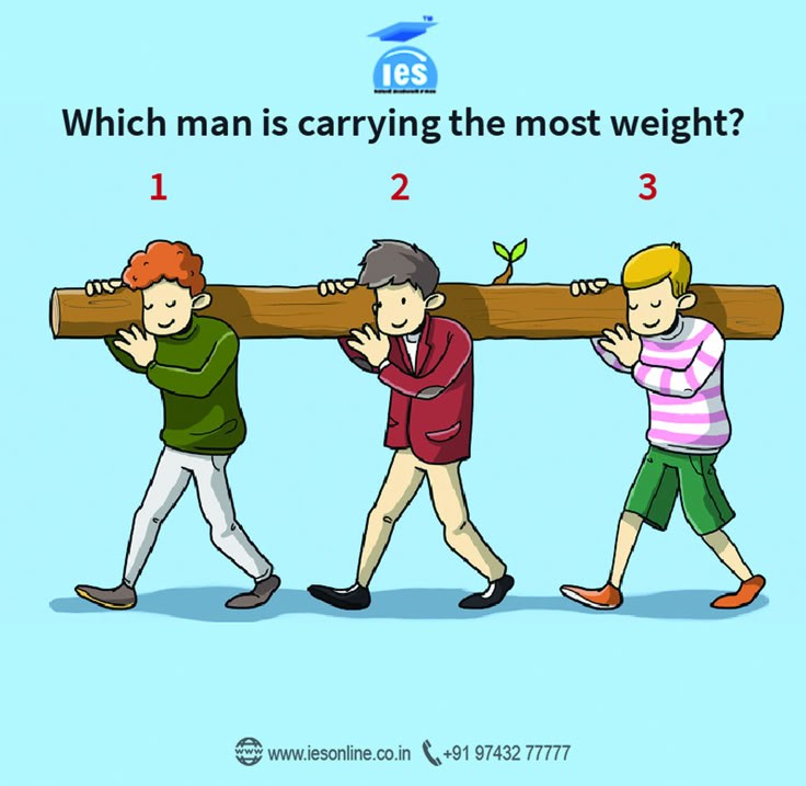 Sonofpeace0001's tweet image. Brain teaser alert! 🧠 Which man is carrying the most weight?  
🔄 RT if you’re stumped  
💬 Comment your answer! 👇 #ThinkSmart