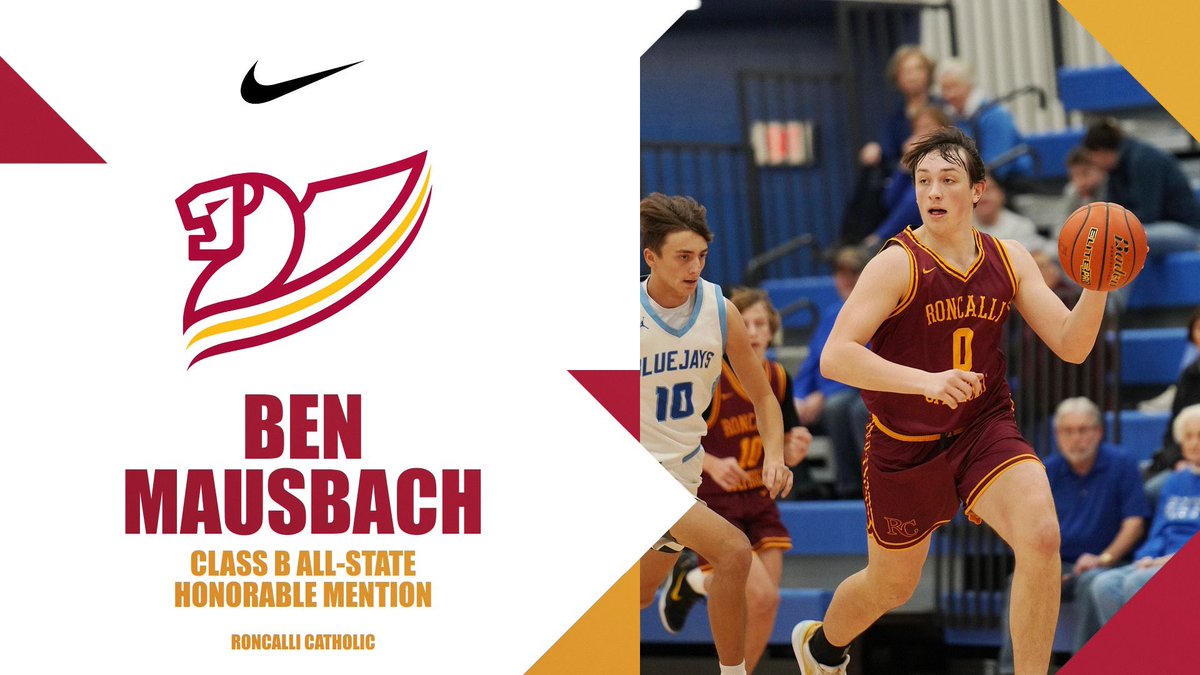 RCHSBoysBBall's tweet photo. Congrats to Sophomores Ben Mausbach &amp; Brady McGill for earning Class B All-State Honorable Mention recognition!The future is bright! #Energy #Effort #Execution #RollPride🦁 https://t.co/36bE7ORhwS