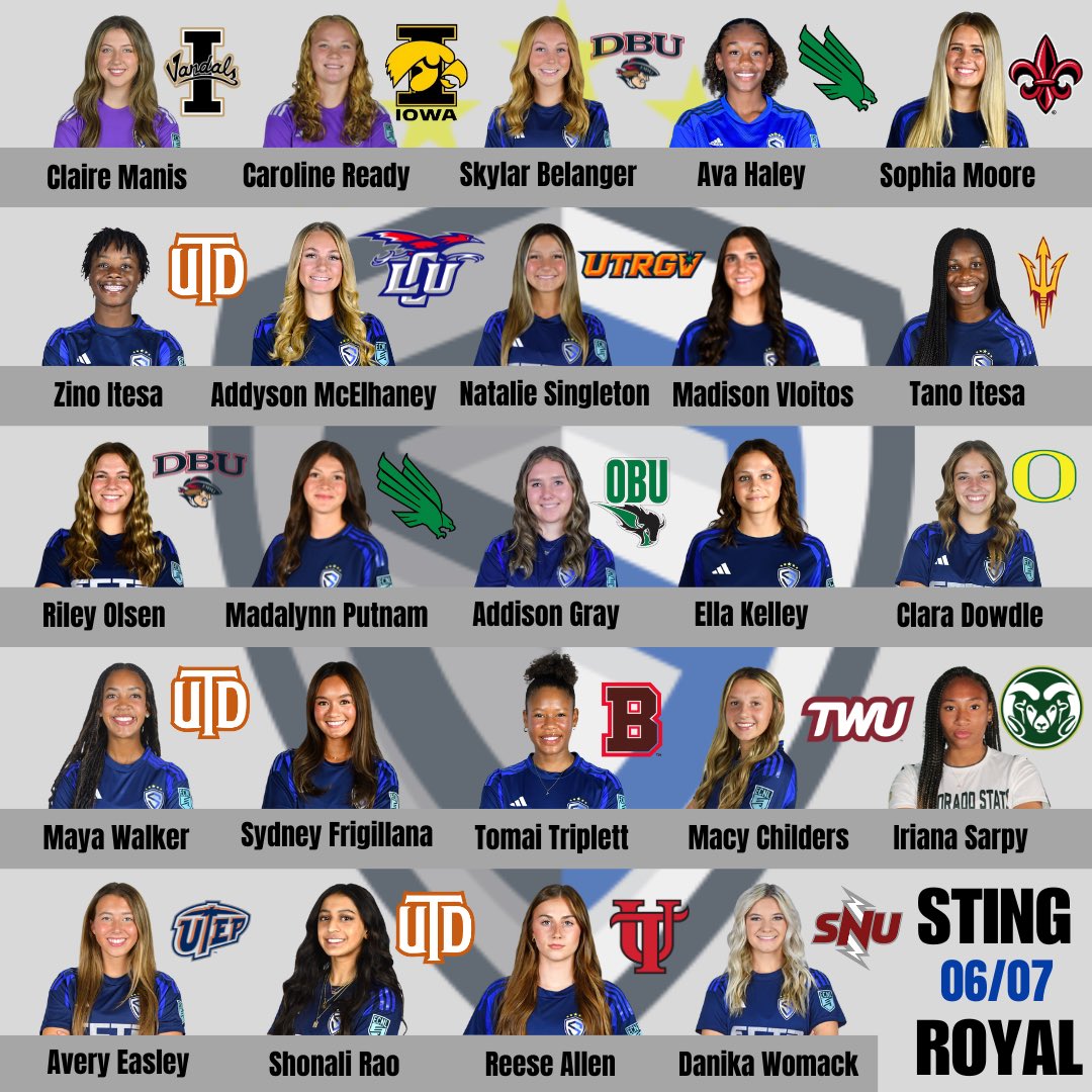 Sting Royal 07/06G ECNL (@stngroyal06ecnl) on Twitter photo As high school soccer comes to an end & we pick up the last of our club games, we want to take the time to once again congratulate our girls. We wish you all the best with your academic & athletic endeavors 💙💙
<a href="/RockyMonk8/">Rocky Monk</a> <a href="/StingSoccerClub/">Sting Soccer Club</a> <a href="/ImYouthSoccer/">ECNL/GA/Recruiting/College Soccer</a> <a href="/ECNLgirls/">ECNL Girls</a> As high school soccer comes to an end & we pick up the last of our club games, we want to take the time to once again congratulate our girls. We wish you all the best with your academic & athletic endeavors 💙💙
<a href="/RockyMonk8/">Rocky Monk</a> <a href="/StingSoccerClub/">Sting Soccer Club</a> <a href="/ImYouthSoccer/">ECNL/GA/Recruiting/College Soccer</a> <a href="/ECNLgirls/">ECNL Girls</a>