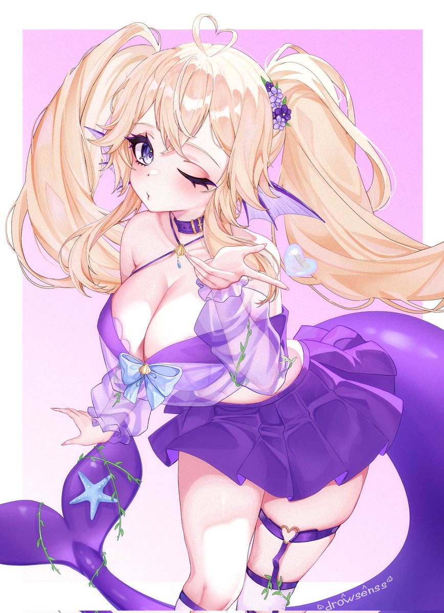 Raffle prize for <a href="/Blondie_Sea/">BlondieSea 🫧 Water Dragon Vtuber</a>
#Blondeartsie