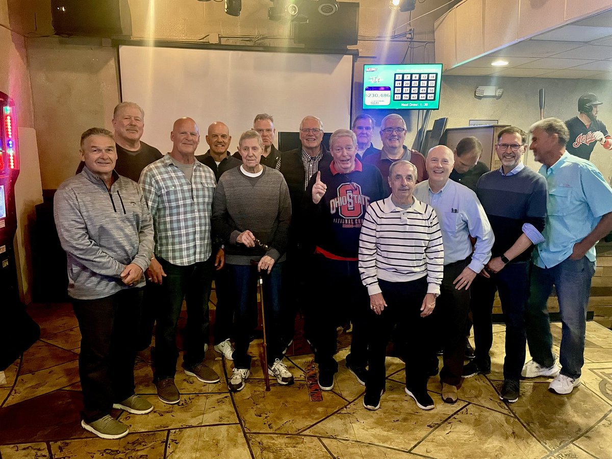 StowBoysHoops's tweet photo. Loved our 50-yr reunion of our 1975 Stow Metro League Championship team. Guys came back from all over the country. Everyone made it except 1 that has passed & 1 we couldnβt find. Great guys. Great memories. Great stories. Seems like yesterday.
#Legacy
#Bulldogs4Life https://t.co/OK5p651wKw