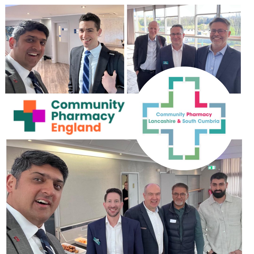 CPLSC (@compharmlsc) on Twitter photo CPLSC CE Mubasher joined Zafar&others for the <a href="/ComPharmEngland/">Community Pharmacy England</a> North Roadshow Event today and had chance to catch up with AliSparke, NHSEI &CPE CEO <a href="/JanetMorrisonUK/">Janet Morrison</a> plus Exec and Committee members to openly discuss the new CPCF contract and what it means for our contractors. CPLSC CE Mubasher joined Zafar&others for the <a href="/ComPharmEngland/">Community Pharmacy England</a> North Roadshow Event today and had chance to catch up with AliSparke, NHSEI &CPE CEO <a href="/JanetMorrisonUK/">Janet Morrison</a> plus Exec and Committee members to openly discuss the new CPCF contract and what it means for our contractors.