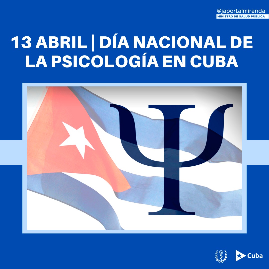 🇨🇺 En este Día Nacional de la Psicología, desde el <a href="/MINSAPCuba/">Ministerio de Salud Pública de Cuba</a> felicitamos a los profesionales de esa especialidad, también pilares del bienestar de nuestra población, tanto en grandes instituciones médicas como en comunidades.
Gracias por su entrega y humanismo.
#CubaPorLaVida