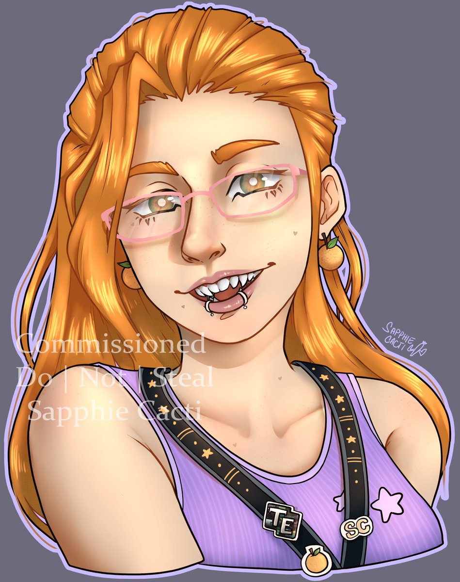 Melintoph's tweet photo. Commissioned by @Orenjisicle !! I missed drawing for youuu <33 
.
.
.
.
.
.
.
#commissionart #commissionopen #CommissionedArt  #oc https://t.co/5FGWq1weLB