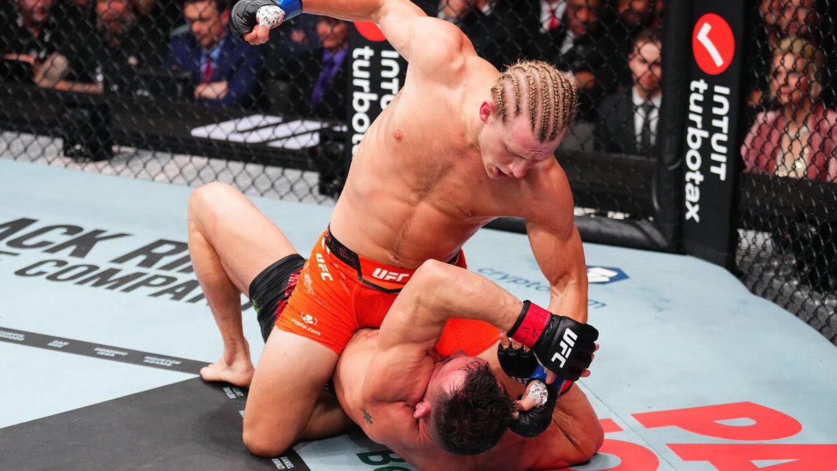 Paddy ‘The Baddy’ Pimblett beats Michael Chandler in dominating style 🔥 

🗣️ “WELCOME TO THE LAND OF THE ELITE”

#UFC314
