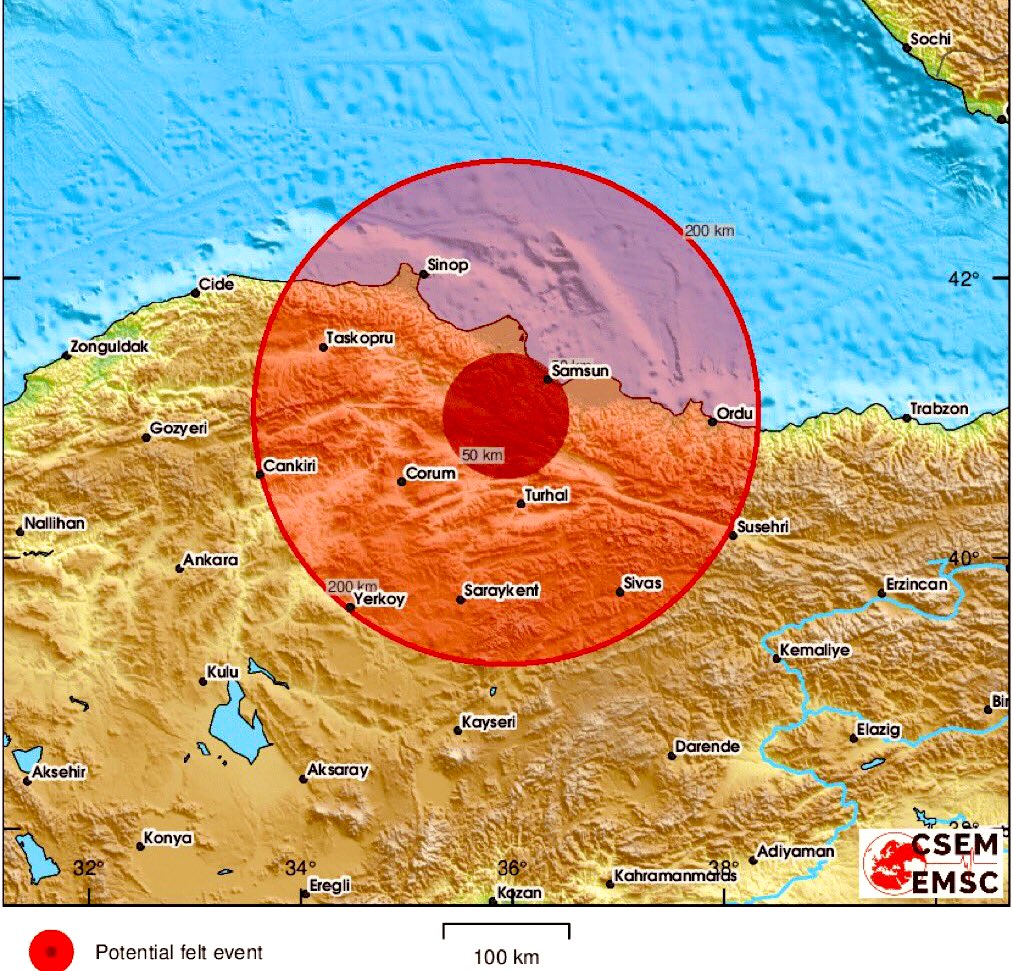#Hisseden herkese geçmiş olsun.
#deprem
#Samsun
#DepremiUnutmaUnutturma