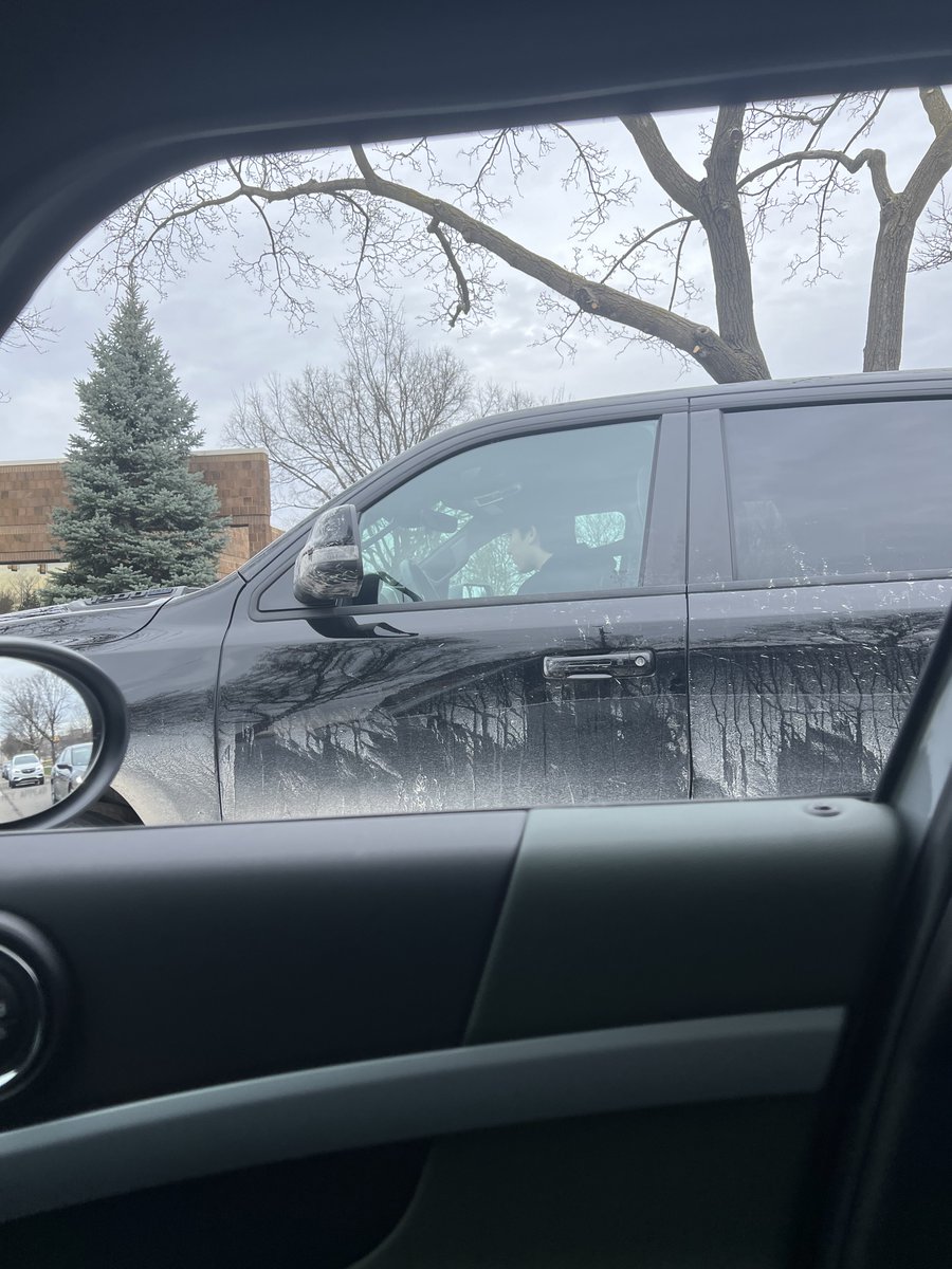 This dude just chucked a bag of trash out in a parking lot instead of putting it in a trash can. #annarbor