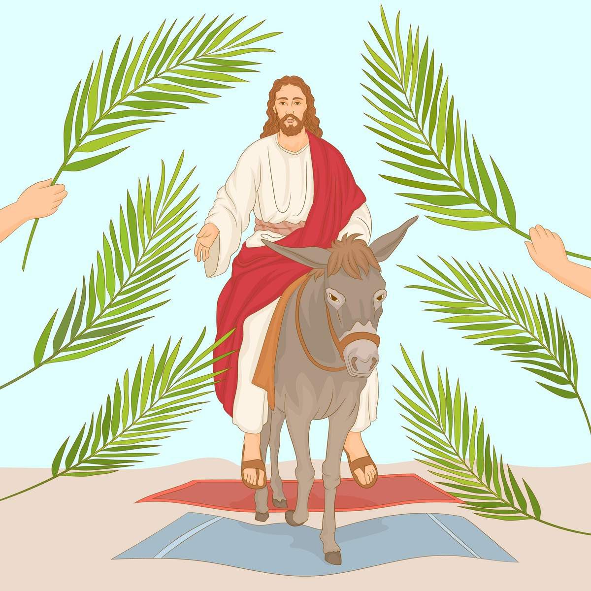 OrlaCastillo1's tweet photo. Hoy recordamos la entrada triunfal de Jesús en Jerusalén, un momento que nos invita a recibirlo con humildad y amor en el corazón. 

Que este #DomingoDeRamos marque el inicio de una semana llena de fe, esperanza y profunda renovación espiritual. https://t.co/BRLt8QiVQ1