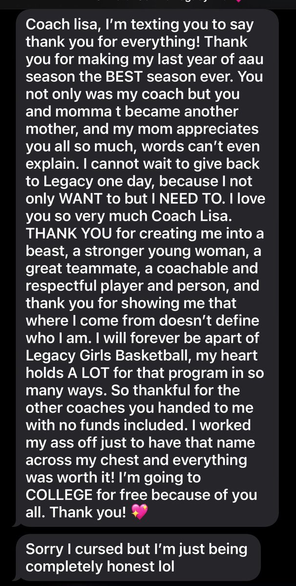 We don’t have to brag about or program, or bash someone else’s program to make us look or feel better. Our kids and the impact Legacy Girlz Basketball has  on their lives is our Ultimate Trophy &amp; Badge of Honor #RECEIPTS <a href="/pitts_academy/">COACH PITTS</a> @LegacyNike17u @LegacyNike16U <a href="/nikegirlseycl/">Nike Girls EYBL Champions League</a>