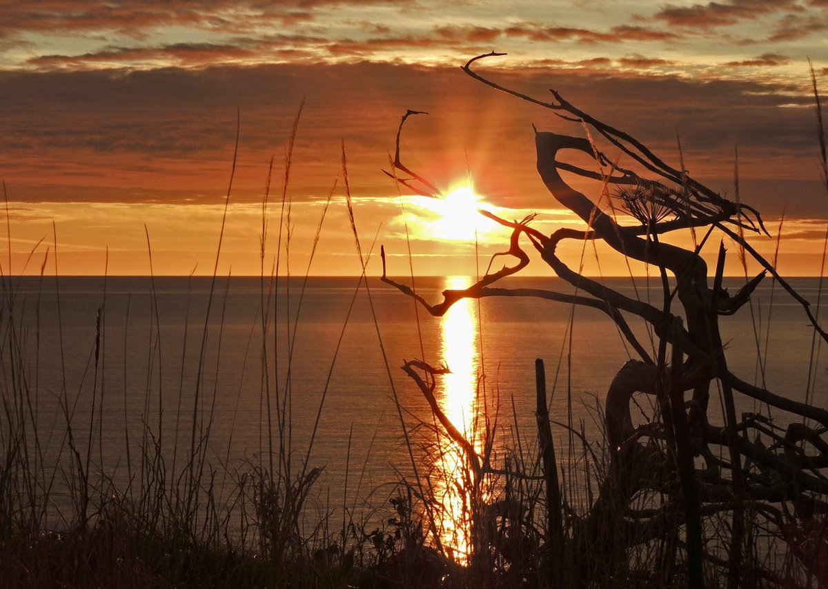 Another noteworthy sunset last night along the coast, and with the sunny day we are having again here today we will probably see another one of these around 8PM tonight. I love sunny days and colourful sunsets….