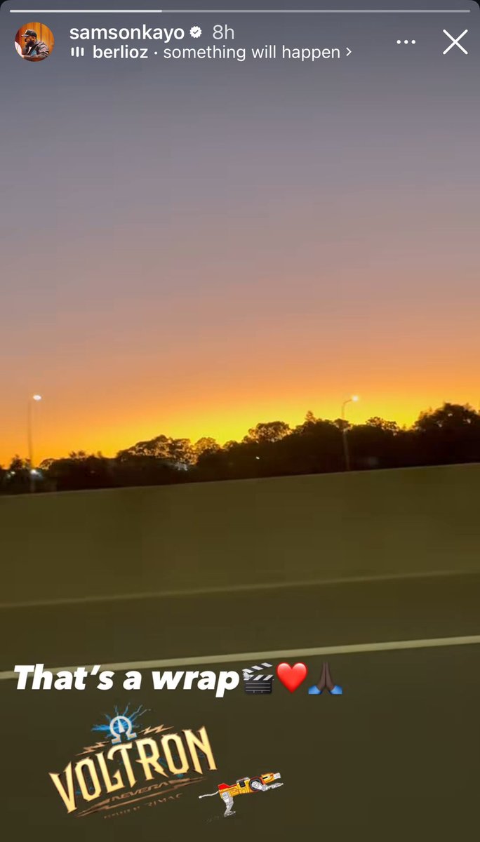 VOLTRON has officially wrapped filming! 🎬

samson kayo via instagram story.