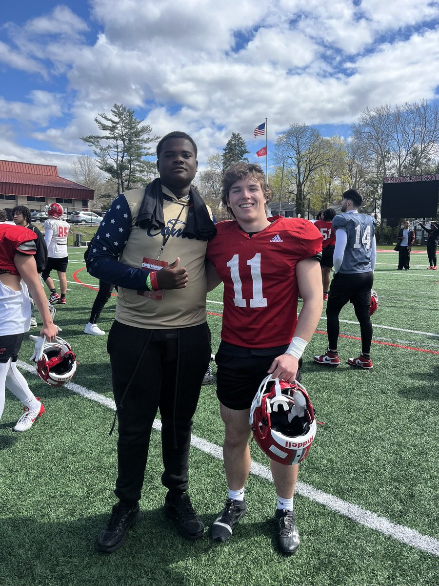Aidan Aultmon (@aidanaultmon55) on Twitter photo Enjoyed my time up at Monclair today.. Thank you <a href="/CoachPalazz/">Coach 🅿️alazz</a> for the invitation and allowing me to learn about the campus and program!
<a href="/HackensackFoot1/">Hackensack Football</a>
<a href="/Coach_Ressler/">Brett Ressler</a> Enjoyed my time up at Monclair today.. Thank you <a href="/CoachPalazz/">Coach 🅿️alazz</a> for the invitation and allowing me to learn about the campus and program!
<a href="/HackensackFoot1/">Hackensack Football</a>
<a href="/Coach_Ressler/">Brett Ressler</a>