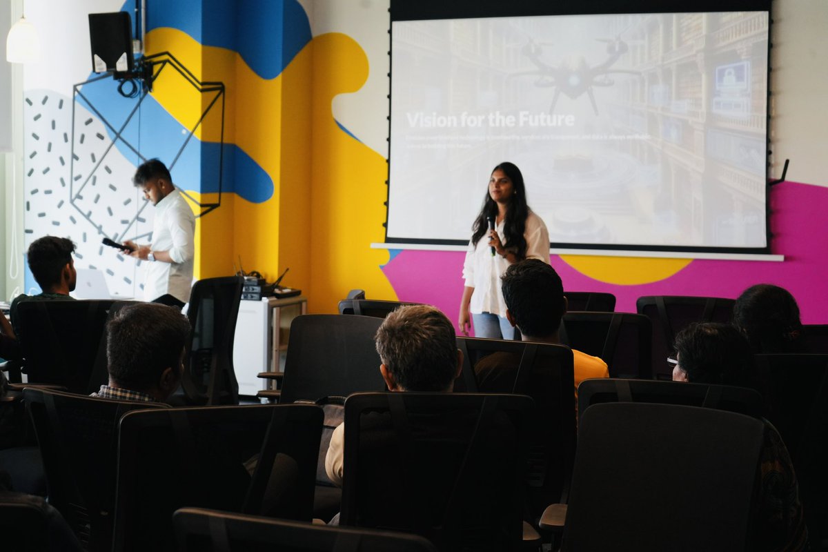 AvirneniKeerthi's tweet photo. Had a blast hosting Restaking Day @eigencloud with @NotKalyann!🔥

From exploring blockchain in Al to AVS demos, staking, building Eigen DA every session was packed with insights!

Thanks to @Web3Chennai for organising this event.
#EigenLayer #RestakingDay #Web3 https://t.co/uR6QJSlhyu