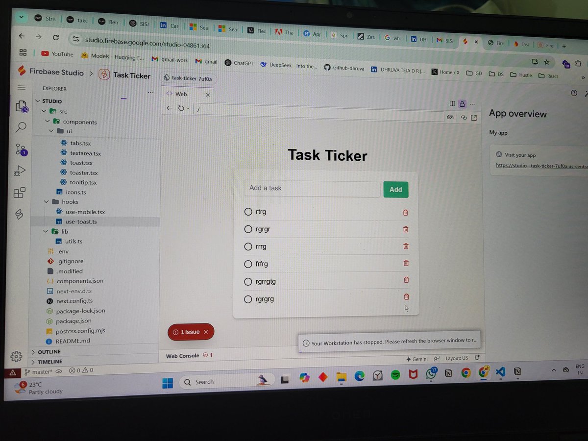 24Dhruvvv91499's tweet photo. Experimented with the newly launched Fireball Studio - built a Todo app using Tailwind CSS just by prompting.
The best part?!
Hosting the app was as easy as clicking a few UI buttons. Super impressed!!
#FireballStudio #TailwindCSS #AIpowered #NoCode #LowCode #WebDev #FrontEnd https://t.co/6KvHkBlvne