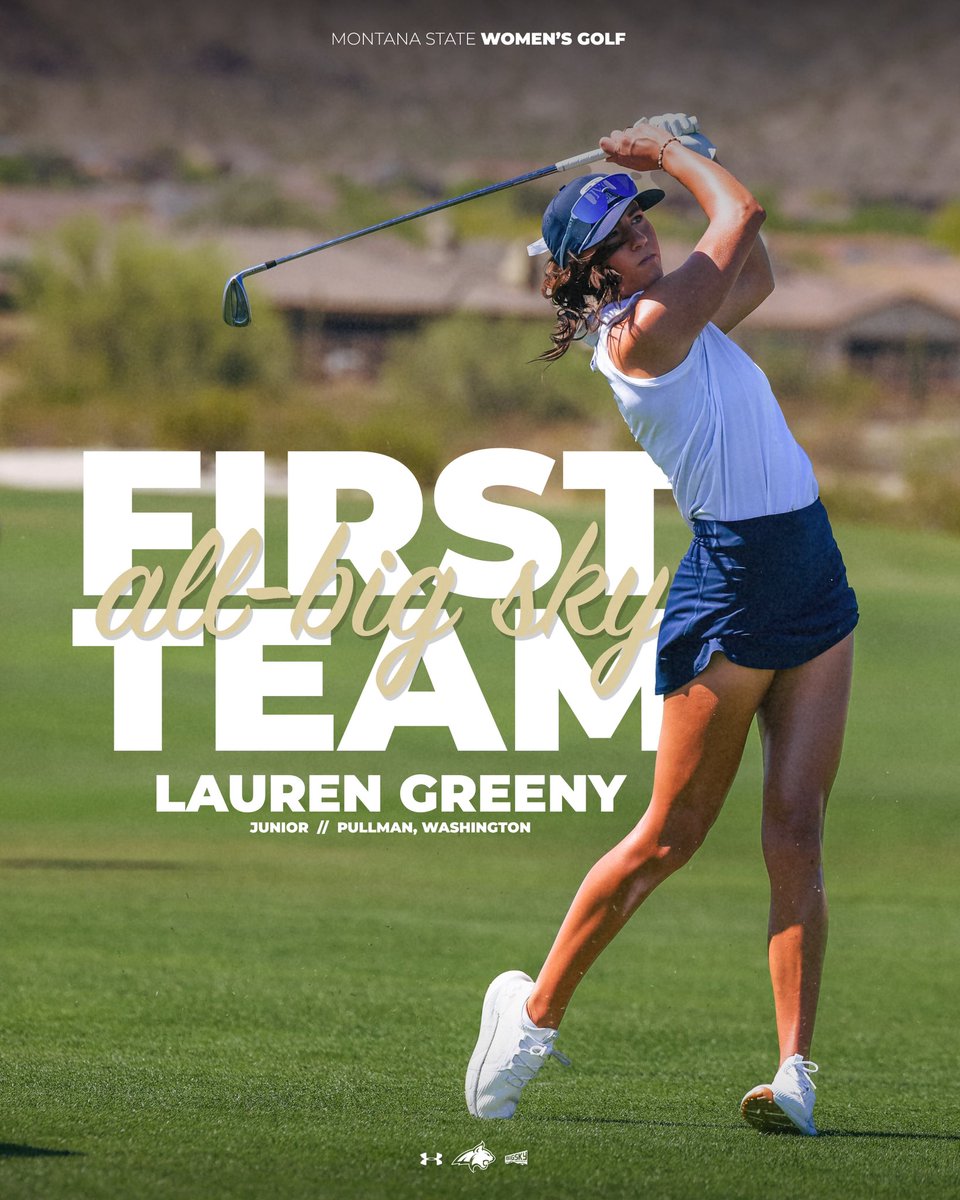 Montana State Golf (@msubobcatsgolf) on Twitter photo ๐๐๐ฅ๐ฆ๐ง ๐ง๐๐๐ ๐๐๐-๐๐๐ ๐ฆ๐๐ฌ ๐ซก
Lauren Greeny becomes the first Bobcat since 2013 to be named First Team All-Big Sky!
<a href="/22laurengreeny/">Lauren Greeny</a> | #WYP ๐๐๐ฅ๐ฆ๐ง ๐ง๐๐๐ ๐๐๐-๐๐๐ ๐ฆ๐๐ฌ ๐ซก
Lauren Greeny becomes the first Bobcat since 2013 to be named First Team All-Big Sky!
<a href="/22laurengreeny/">Lauren Greeny</a> | #WYP
