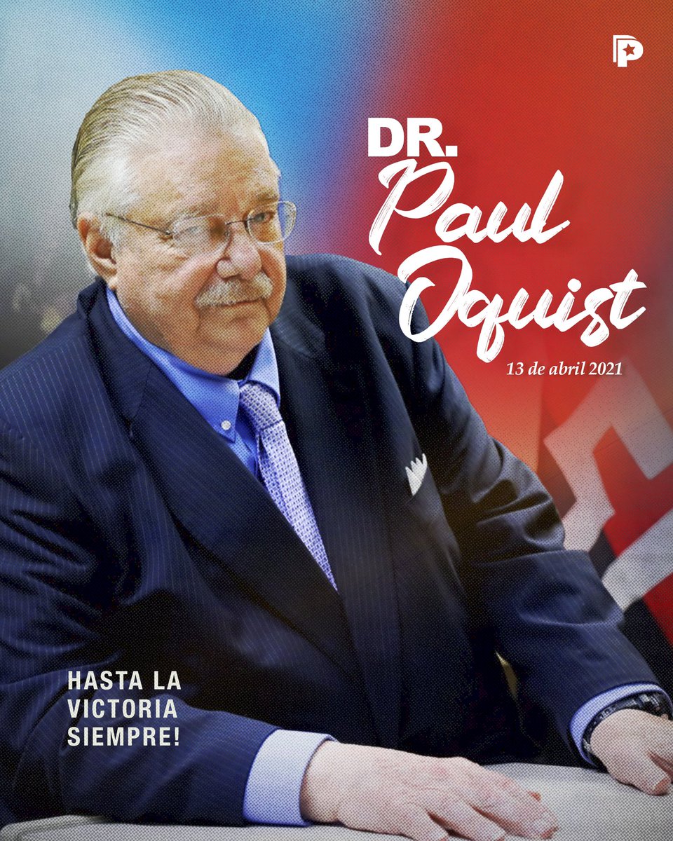 🇳🇮✊️ El 13 de abril de 2021, trascendió a la inmortalidad el Dr. Paul Oquist, firme defensor del proyecto sandinista y servidor leal del pueblo nicaragüense. Su partida física no apagó su voz revolucionaria, que sigue presente en cada política de dignidad y soberanía.