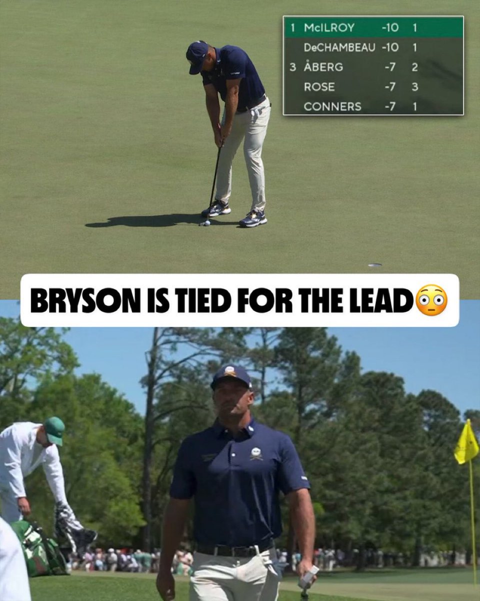 BRYSON LEGION (@brysonlegion) on Twitter photo A par on the opening hole from <a href="/brysondech/">Bryson DeChambeau</a> has put himself at a tie for 1st 💪
#TheMasters A par on the opening hole from <a href="/brysondech/">Bryson DeChambeau</a> has put himself at a tie for 1st 💪
#TheMasters