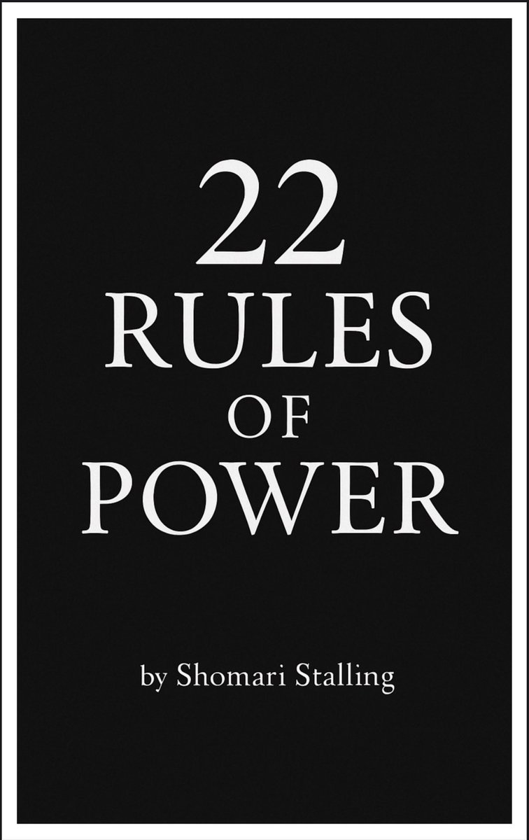 ShomarisArchive's tweet image. Nobody gave me a blueprint.
I had to figure out life through pain, silence, and pressure.
These 22 rules?
They're the codes I live by.
Nobody gave me a blueprint.
You can find yours here shomarisarchive.com
#motivation #mentalhealth #22Rules 
#ShomarisArchive
22RULES OF POWER
