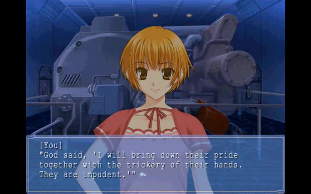 vnsminuscontext's tweet photo. #visualnovel #ever17 https://t.co/asgMWKmxpm
