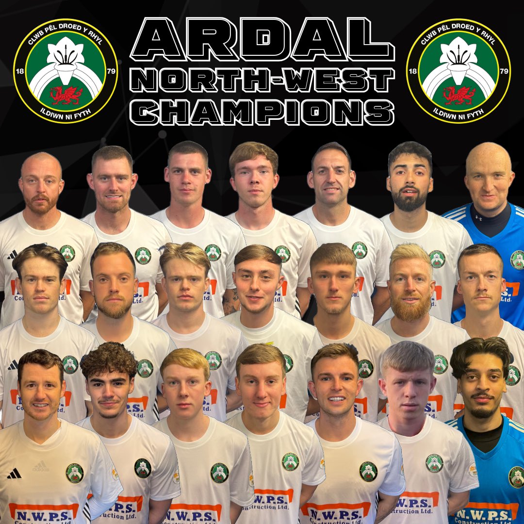 🏆🖤 Ardal North-West League Champions 🏆🤍