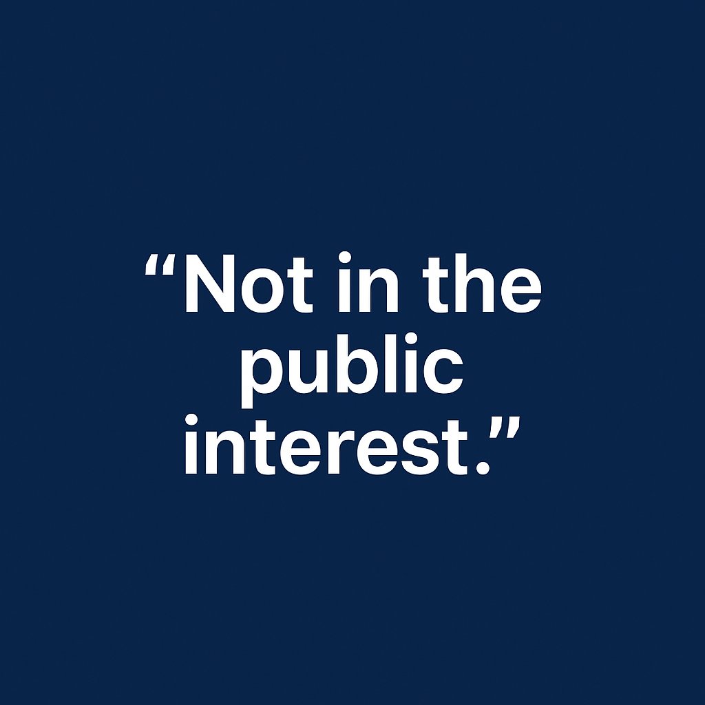 geordie_proud's tweet image. “Not in the public interest.”

That phrase should never be used to bury the truth — or silence victims.

But that’s exactly what happened last week.

Full breakdown:
🔗 proudgeordie.substack.com/p/the-transcri…
#TranscriptBlock #PGTruth #DecoderRing