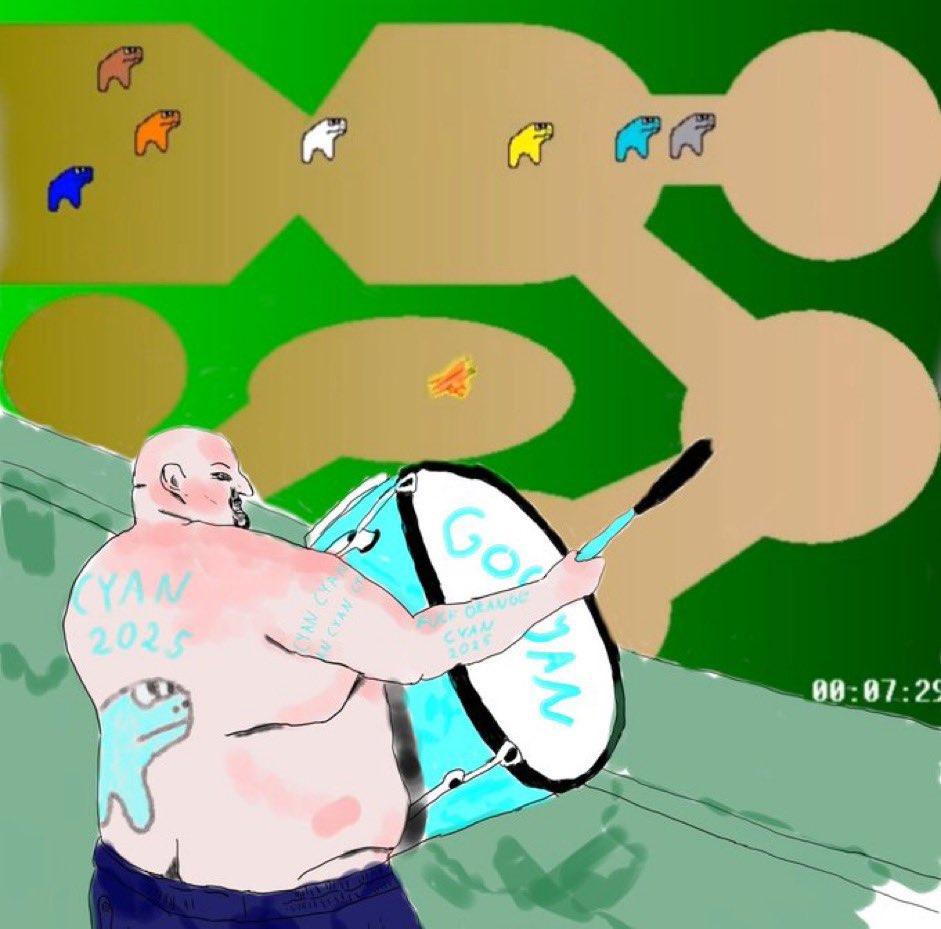 NotMacarthyTree's tweet image. CAM ON CYAN BRING IT HOME