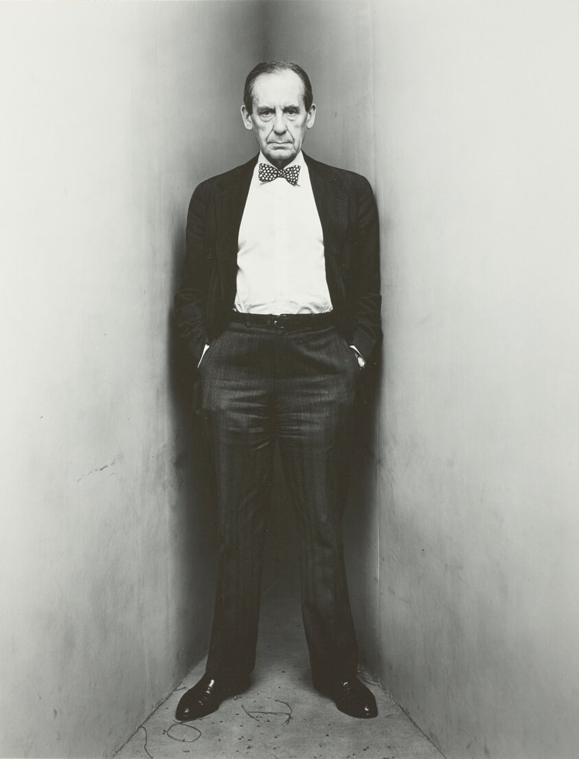 BauhausMovement's tweet image. Walter #Gropius, #NewYork, March 12, 1948. The founder of #Bauhaus Movement. Photo by Irving Penn.