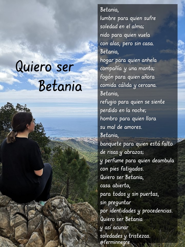 ferminnegre's tweet photo. El #EvangelioDeHoy comienza así: «Seis días antes de la Pascua, fue Jesús a Betania... Allí le ofrecieron una cena».  
☀️#LunesSanto #Evangeliodeldia
 «Quiero ser Betania», un texto que viene bien hoy.  🏡👇 https://t.co/VZe8XvFAYG